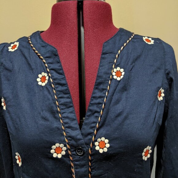 Rosalita McGee Charming Chic Boho “Little Daisy’s” Embroidered Blouse – Size S - Picture 5 of 13